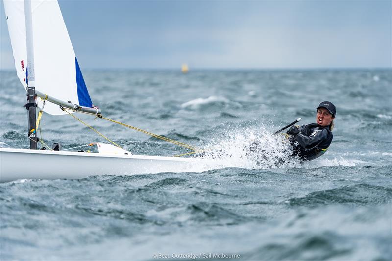 Zoe Thomson winner ILCA6 - 2024 Sail Melbourne photo copyright Beau Outteridge taken at  and featuring the ILCA 6 class