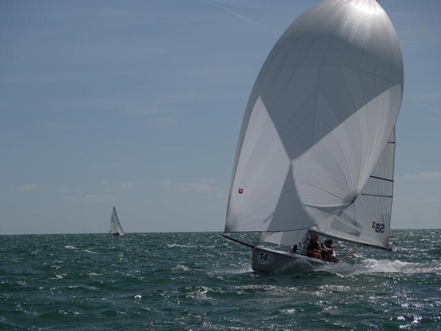 Laser SB3 nationals day 1 photo copyright Joy Ayton taken at Brighton Marina Yacht Club and featuring the SB20 class