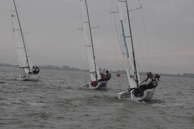 Magic Marine SB20 Europeans at Medemblik day 5 photo copyright Katie Ashworth / Sportsboat World taken at Royal Yacht Club Hollandia and featuring the SB20 class