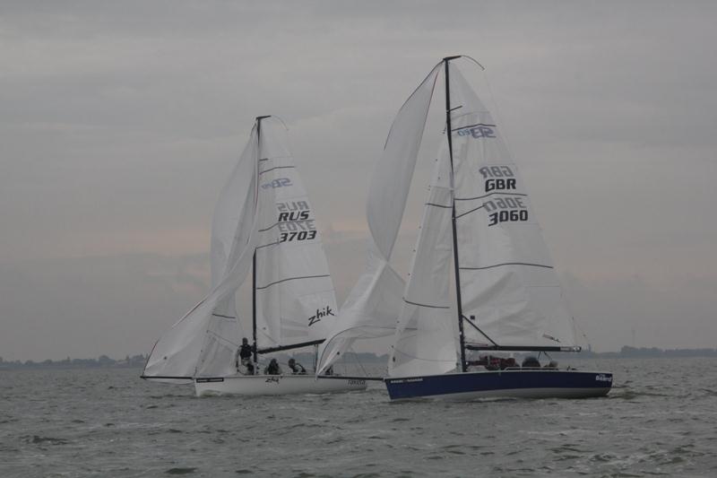 Magic Marine SB20 Europeans at Medemblik day 5 photo copyright Katie Ashworth / Sportsboat World taken at Royal Yacht Club Hollandia and featuring the SB20 class