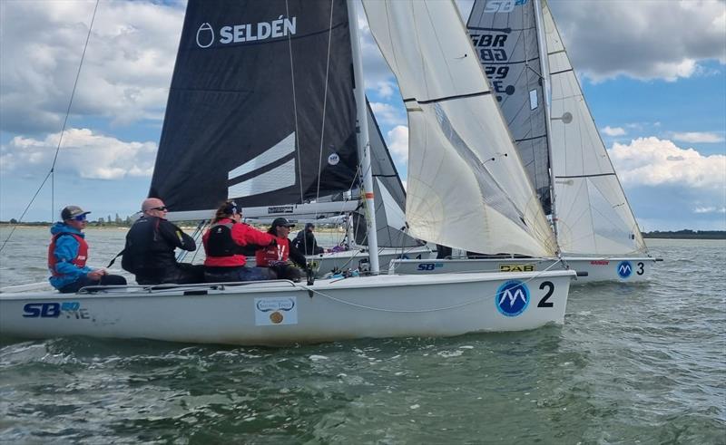 British Keelboat League Qualifier 4 at Marconi photo copyright Marconi SC taken at Marconi Sailing Club and featuring the SB20 class