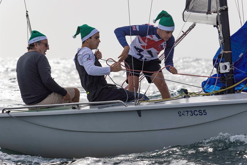 2024 NacionalGest Christmas Race photo copyright Neuza Aires Pereira taken at Clube Naval de Cascais and featuring the SB20 class