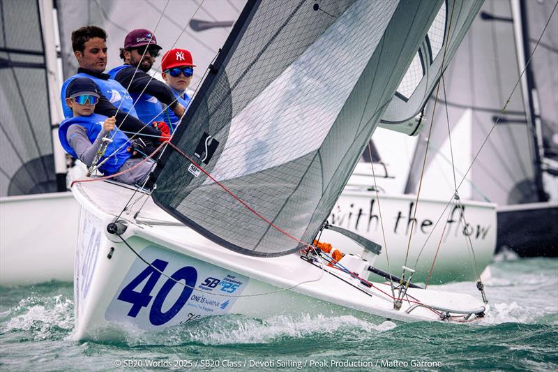 SB20 World Championship 2025 in Singapore - Day 1 photo copyright Matteo Garrone taken at Singapore Sailing Federation and featuring the SB20 class