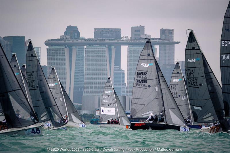 SB20 World Championship 2025 in Singapore - Day 1 - photo © Matteo Garrone