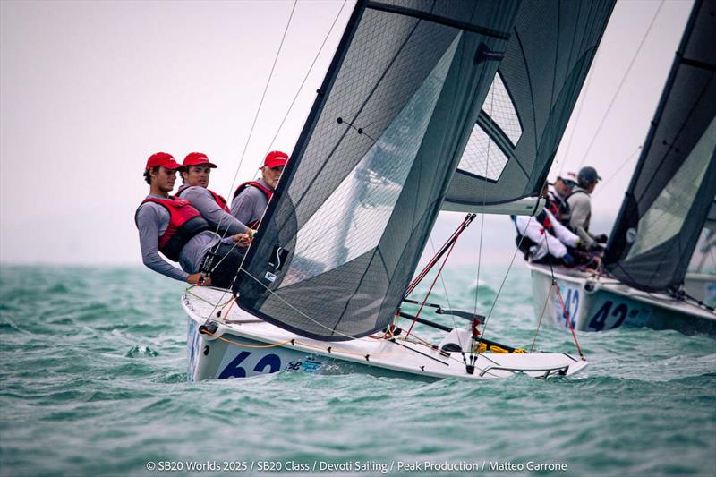 SB20 World Championship 2025 in Singapore - Day 2 photo copyright Matteo Garrone taken at Singapore Sailing Federation and featuring the SB20 class