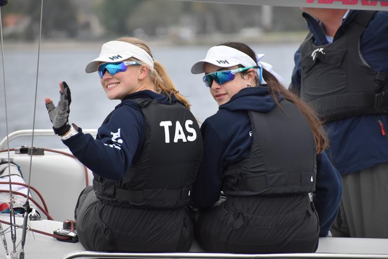 Sarah Reynolds (L) and Islay Smith (R) - photo © Jane Austin