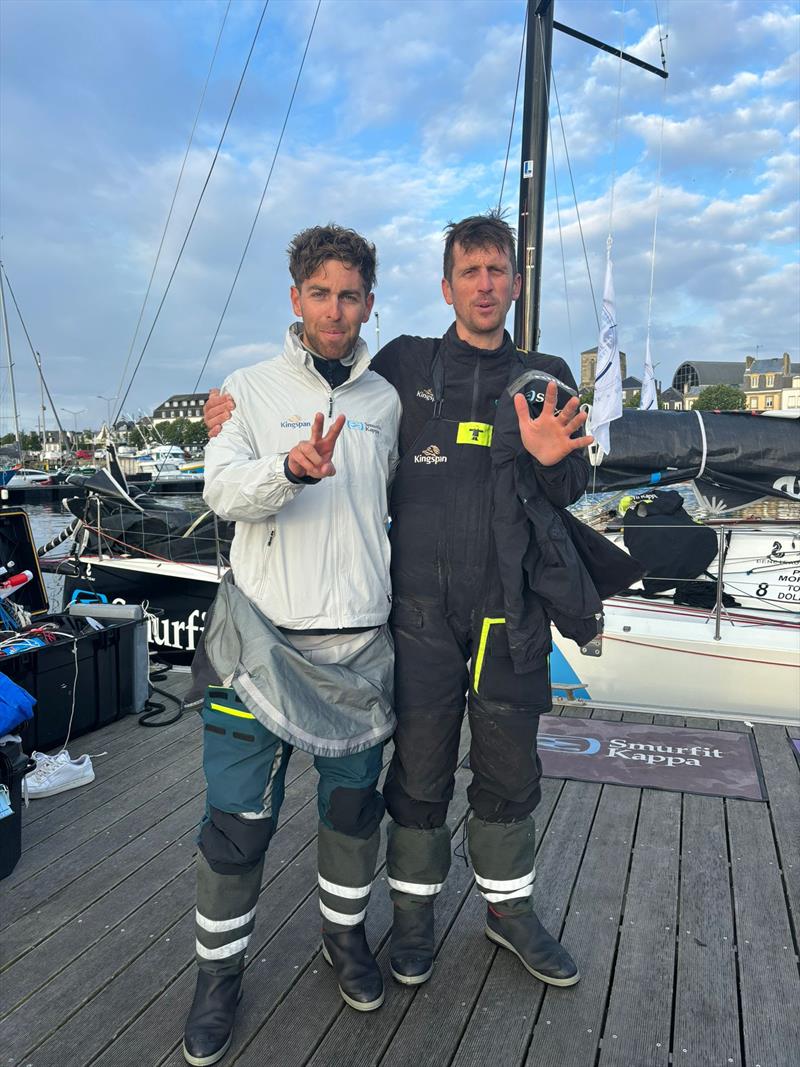 Paul Morvan and Tom Dolan photo copyright Tom Dolan Racing taken at Société des Régates de Concarneau and featuring the Figaro class