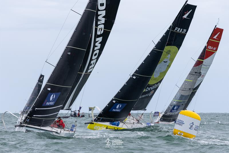 55th La Solitaire du Figaro Paprec starts photo copyright Alexis Courcoux taken at  and featuring the Figaro class