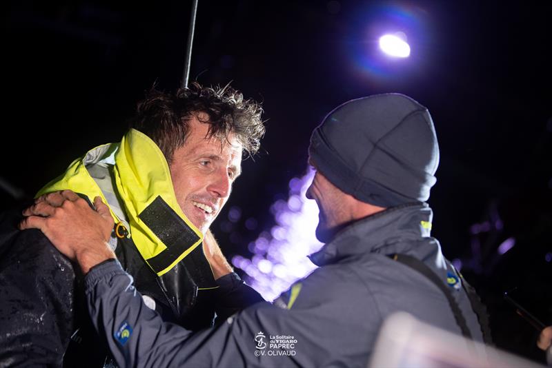 Ireland's Tom Dolan (Smurfit Kappa-Kingspan) wins 55th La Solitaire du Figaro Paprec overall photo copyright Vincent Olivaud taken at  and featuring the Figaro class