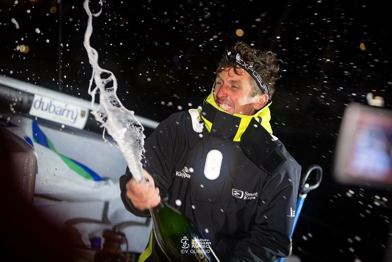 Ireland's Tom Dolan (Smurfit Kappa-Kingspan) wins 55th La Solitaire du Figaro Paprec overall photo copyright Vincent Olivaud taken at  and featuring the Figaro class