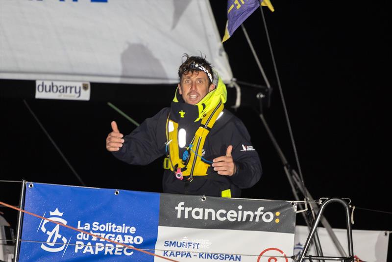 Ireland's Tom Dolan (Smurfit Kappa-Kingspan) wins 55th La Solitaire du Figaro Paprec overall photo copyright Alexis Courcoux taken at  and featuring the Figaro class