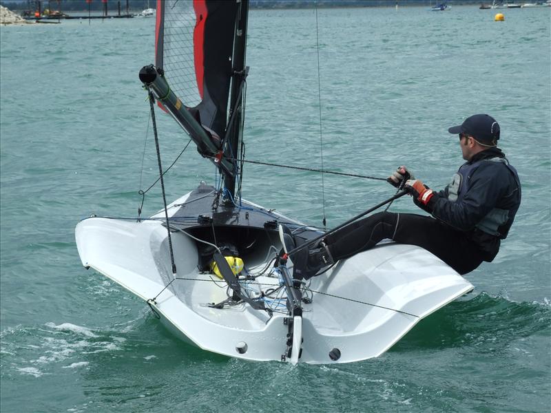 RS Racing launch prototype hiking single-handed class with asymmetric - the RS100 photo copyright LDC - RS Sailing taken at  and featuring the  class