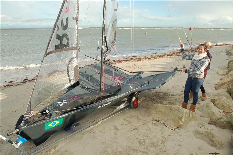 Testing of the production specification RS900 photo copyright RS Sailing taken at Hayling Island Sailing Club and featuring the  class