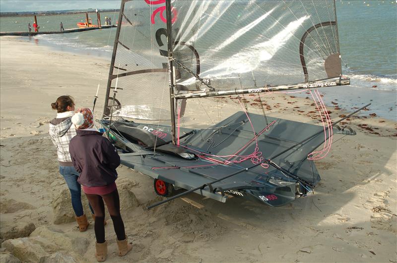 Testing of the production specification RS900 photo copyright RS Sailing taken at Hayling Island Sailing Club and featuring the  class