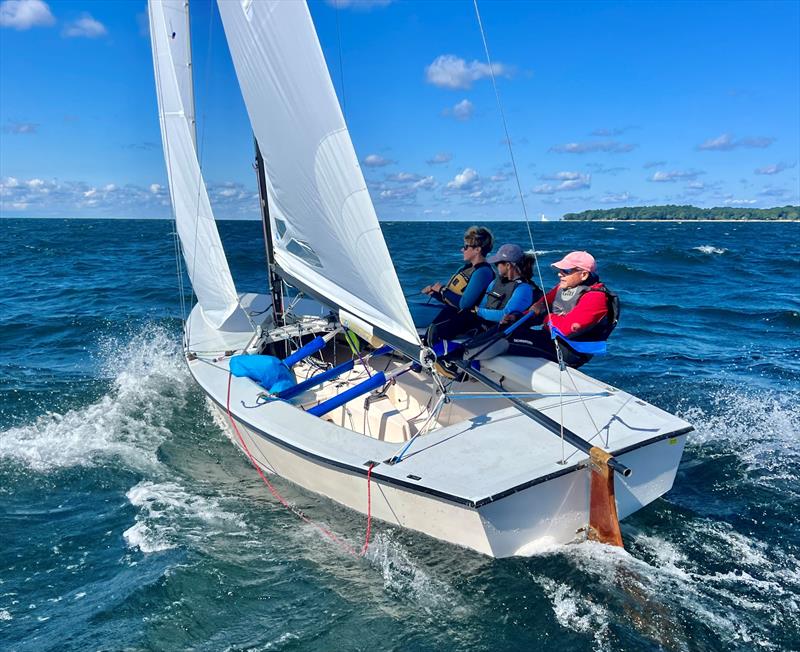 2024 Lightning North American Championship photo copyright Kathleen Tocke Media taken at Buffalo Canoe Club and featuring the Lightning class