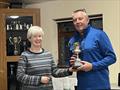 Paul Beven - Giles Mk1 Travellers Trophy Winner - Lightning 368 Rum & Mince Pie Open at West Oxfordshire Sailing Club © John Butler