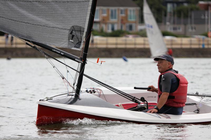 Tony Jacks, 3rd place - Noble Marine Insurance Lightning 368 Northern Championship at West Kirby photo copyright Aidrian Hollier taken at West Kirby Sailing Club and featuring the Lightning 368 class