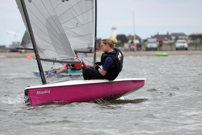 Penny Yarwood, 4th Place and 1st Lady - Noble Marine Insurance Lightning 368 Northern Championship at West Kirby photo copyright Aidrian Hollier taken at West Kirby Sailing Club and featuring the Lightning 368 class