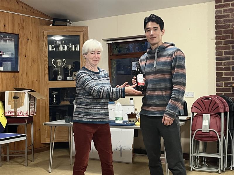 Robbie Claridge - 2nd Travellers Trophy Series - Lightning 368 Rum & Mince Pie Open at West Oxfordshire Sailing Club - photo © John Butler