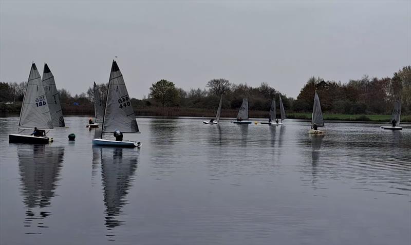 Testing Conditions during the Lightning 368 Rum & Mince Pie Open at West Oxfordshire Sailing Club photo copyright John Butler taken at West Oxfordshire Sailing Club and featuring the Lightning 368 class