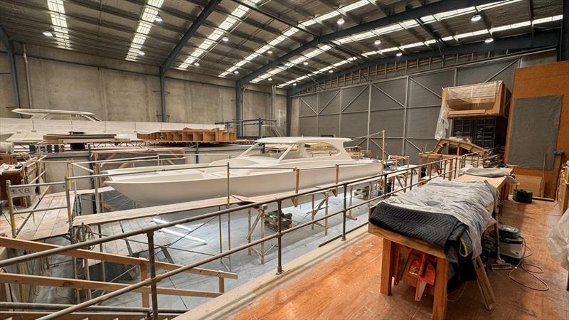 Ready for top coat - Catalyst GT - Lloyd Stevenson Boatbuilders - - June 2024 - photo © LSB