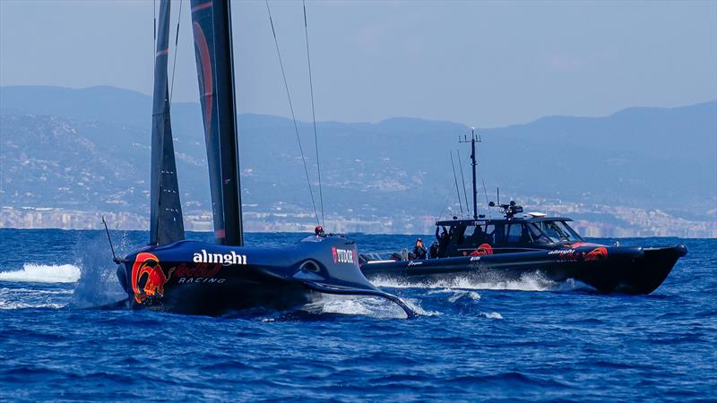 Lloyd Stevenson Boatbuilders built Catalyst chase boats for INEOS Britannia and Alinghi Red Bull Racing - Barcelona - April 24, 2024 - photo © Ugo Fonolla / America's Cup