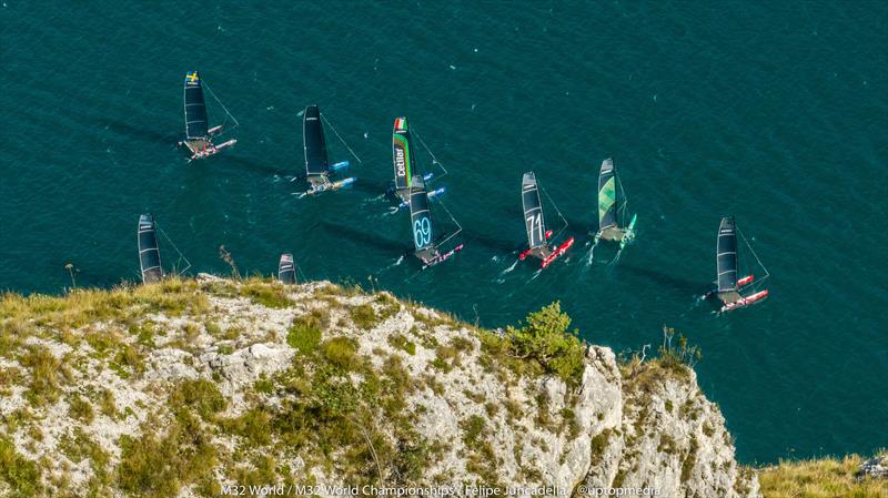 M32 World Championship at Lake Garda, Italy photo copyright M32World / Felipe Juncadella / @uptopmedia taken at Fraglia Vela Riva and featuring the M32 class