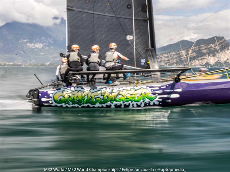 M32 World Championship at Lake Garda, Italy photo copyright M32World / Felipe Juncadella / @uptopmedia taken at Fraglia Vela Riva and featuring the M32 class