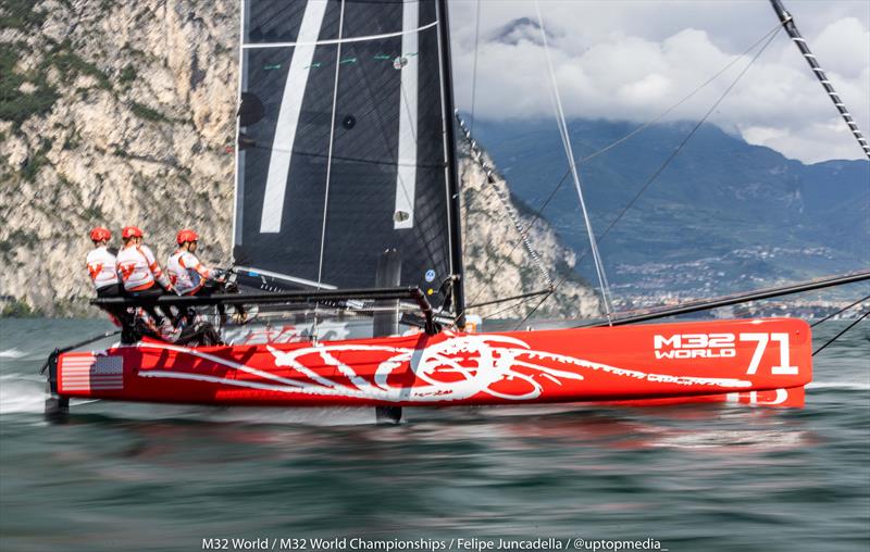 M32 World Championship at Lake Garda, Italy photo copyright M32World / Felipe Juncadella / @uptopmedia taken at Fraglia Vela Riva and featuring the M32 class