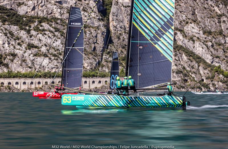 M32 World Championship at Lake Garda, Italy photo copyright M32World / Felipe Juncadella / @uptopmedia taken at Fraglia Vela Riva and featuring the M32 class