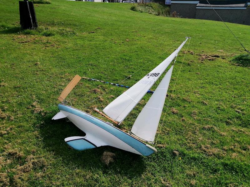 'Bill the Milk' Trophy at Fleetwood for vane-sailing photo copyright Tony Wilson taken at Fleetwood Model Yacht Club and featuring the Marblehead class