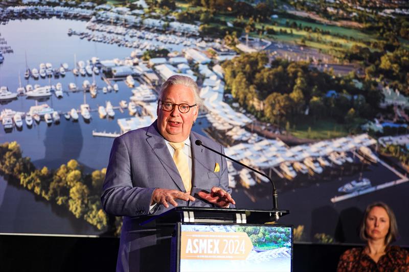 ASMEX 2024 Conference International Keynote Speaker Theo Hooning, Secretary General, SYBAss photo copyright Salty Dingo taken at  and featuring the Marine Industry class