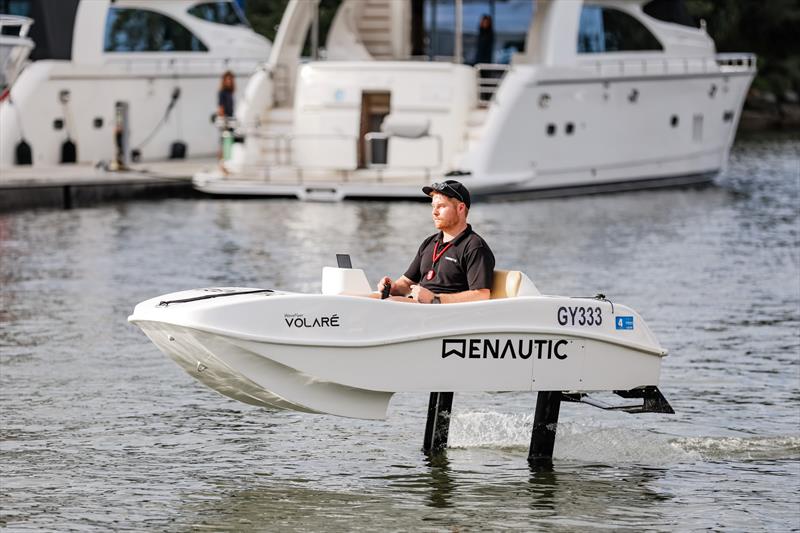 ASMEX 2024 Conference ENAUTIC in water presentation of the world's most advanced electric hydrofoil watercraft, the Waveflyer - photo © Salty Dingo