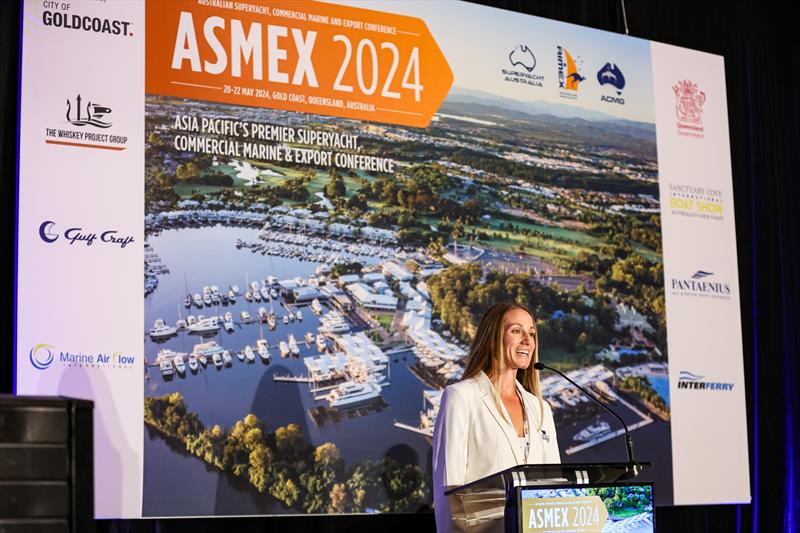 ASMEX 2024 Conference Speaker Melissa White, Director of South Pacific, International SeaKeepers Society photo copyright Salty Dingo taken at  and featuring the Marine Industry class