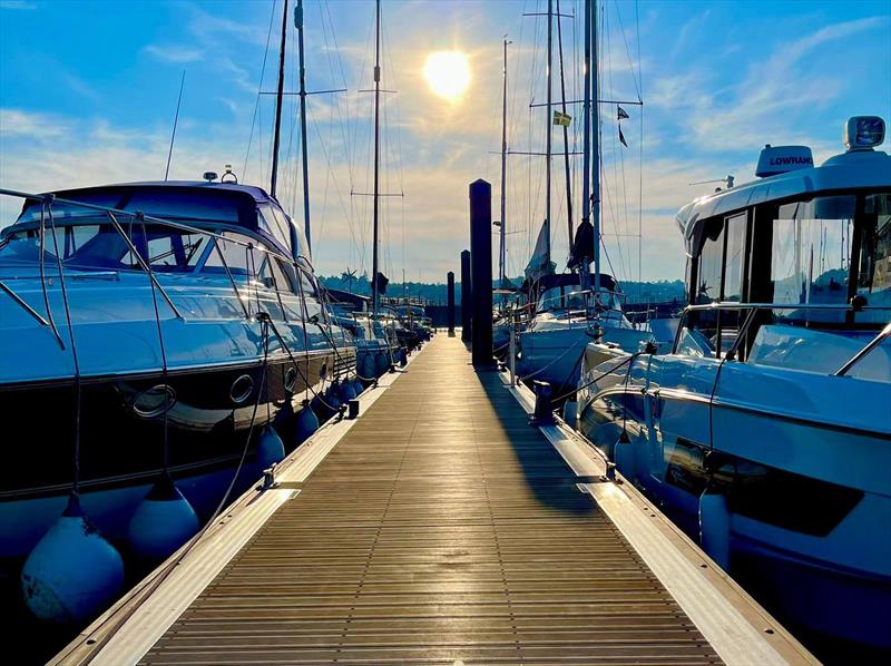 TQY Pontoon Landscape photo copyright MDL Marinas taken at  and featuring the Marine Industry class