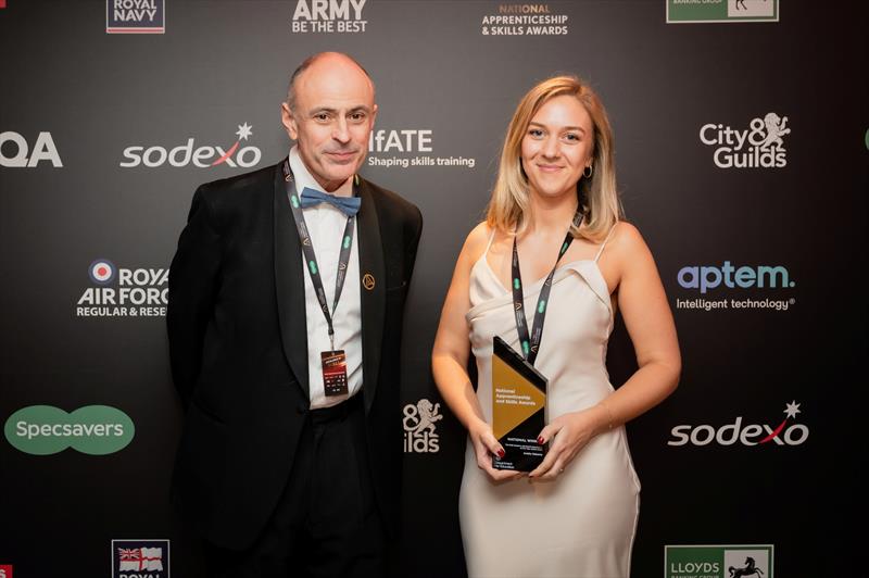 Williams Jet Tenders apprentice Anisha Roberts honoured with National Apprentice of the Year Award photo copyright Williams Jet Tenders taken at  and featuring the Marine Industry class