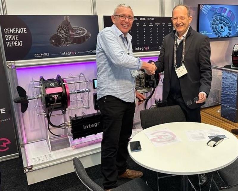 Azimut Electronics and Integrel Solutions formalise distribution partnership after a year of success photo copyright Integrel Solutions taken at  and featuring the Marine Industry class