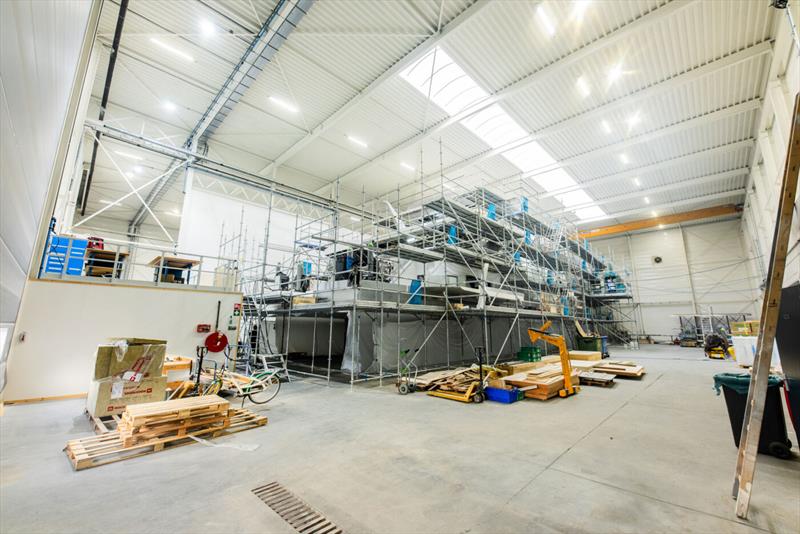 Van der Valk's new construction hall - photo © Van der Valk Shipyard