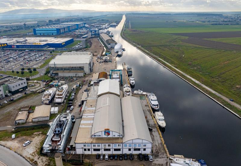 Cantieri Di Pisa Shipyard photo copyright Cantieri di Pisa taken at  and featuring the Marine Industry class