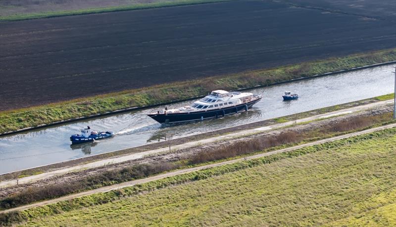 Perini Navi refit - photo © Cantieri di Pisa