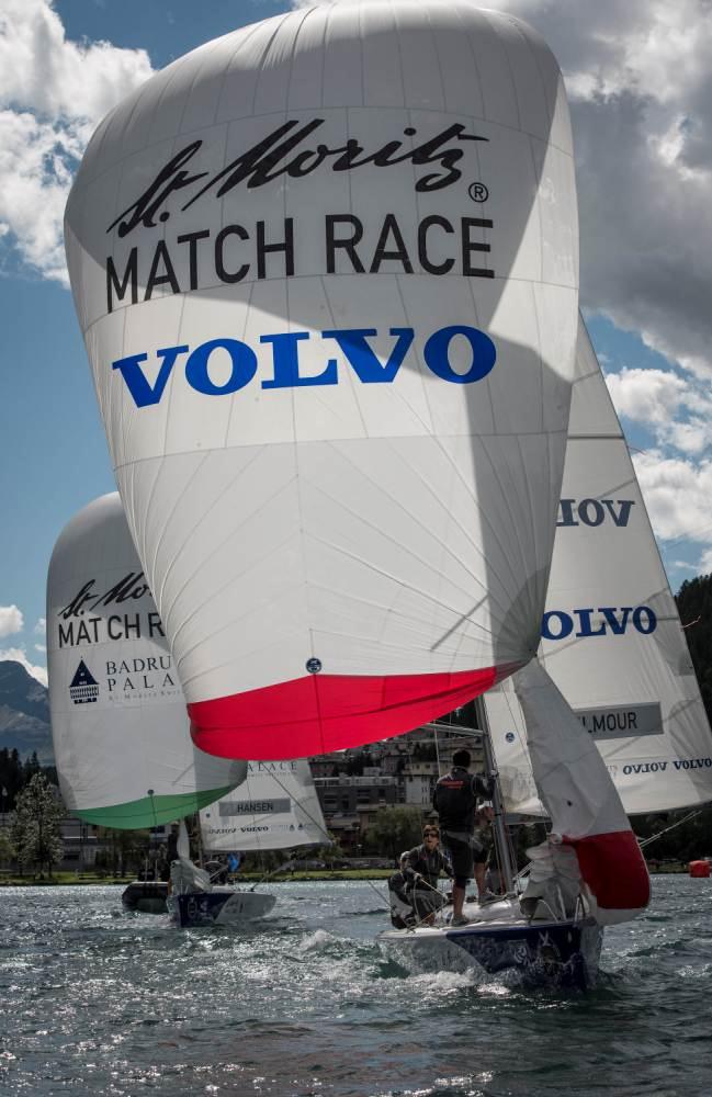 St. Moritz Match Race day 1 photo copyright Loris Von Siebenthal taken at  and featuring the Match Racing class