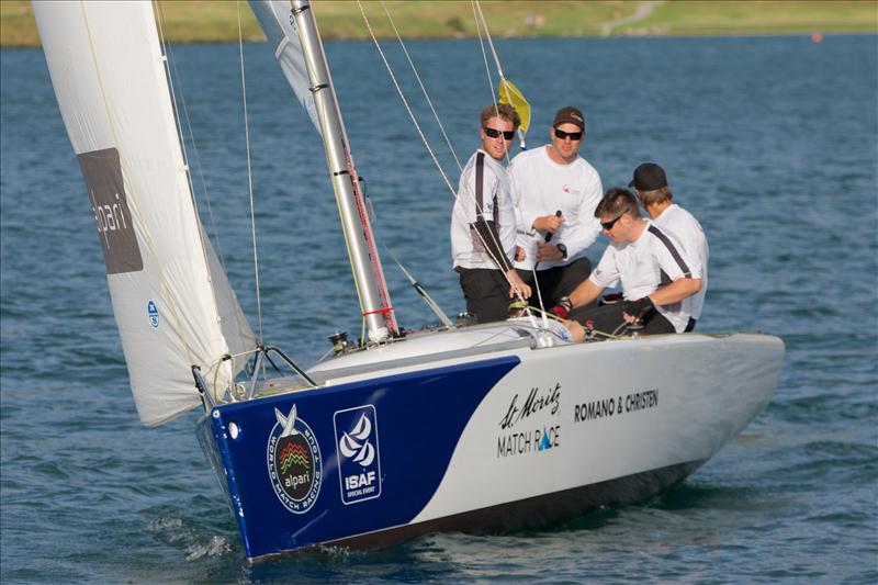 St. Moritz Match Race day 1 photo copyright Andy Carter / AWMRT taken at  and featuring the Match Racing class