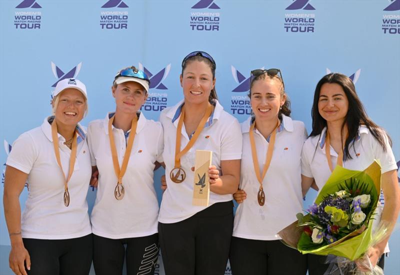 2.0 Racing (l-r) Josi Andres, Maeve White, Megan Thomson (Skipper), Charlotte Porter, Rose Garcia Royo, winners of the 2024 Normandy Match Cup - photo © Patrick Deroualle