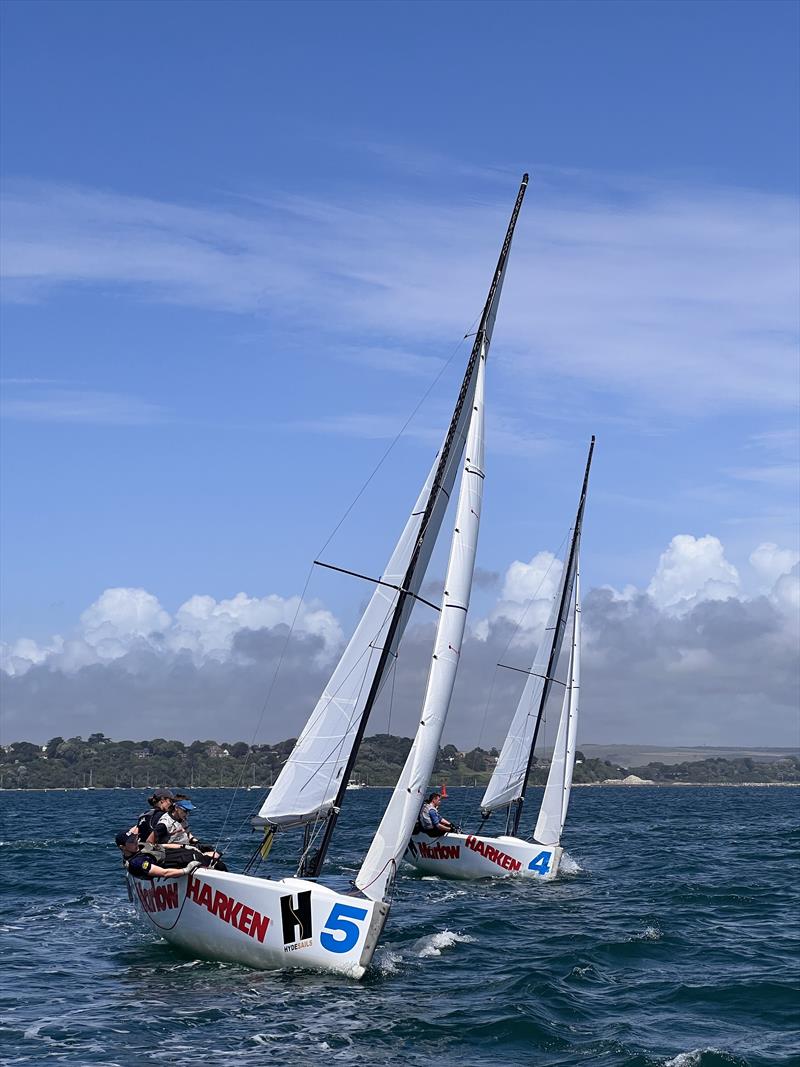 RYA Harken Youth Match Racing Championship 2023 photo copyright Richard Moxey / British Keelboat Sailing taken at  and featuring the Match Racing class