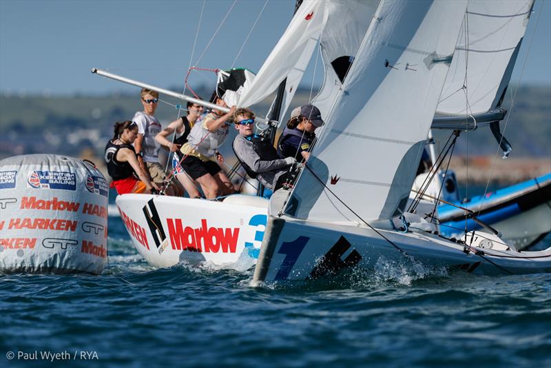 RYA Harken Youth Match Racing Championship - photo © Paul Wyeth / RYA