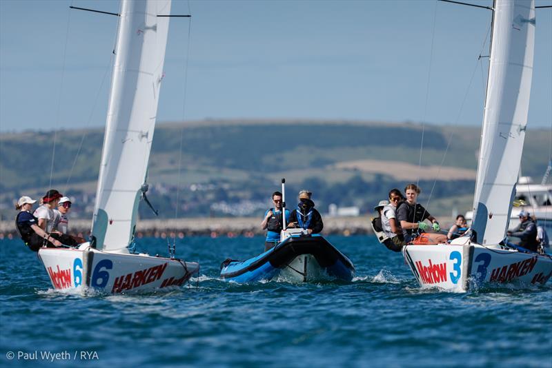 RYA Harken Youth Match Racing Championship - photo © Paul Wyeth / RYA