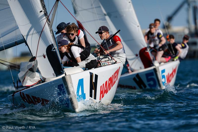 RYA Harken Youth Match Racing Championship - photo © Paul Wyeth / RYA