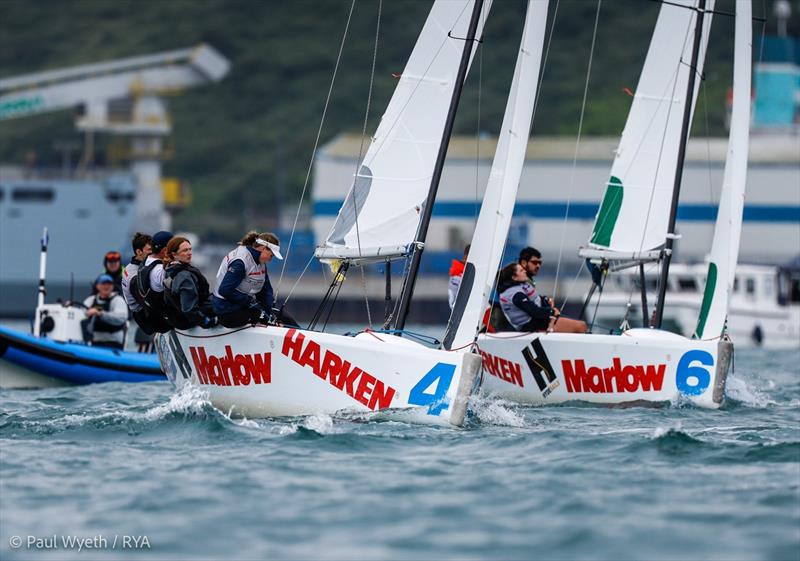 RYA Harken Youth Match Racing Championship - photo © Paul Wyeth / RYA