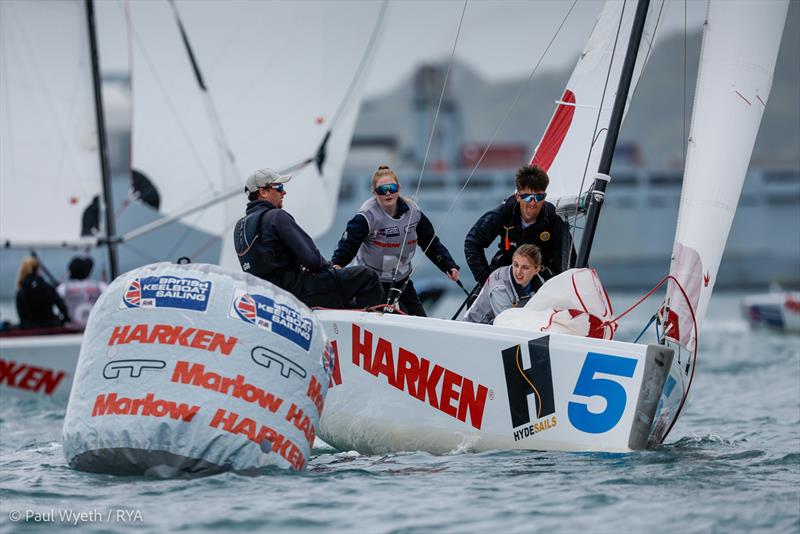 RYA Harken Youth Match Racing Championship - photo © Paul Wyeth / RYA