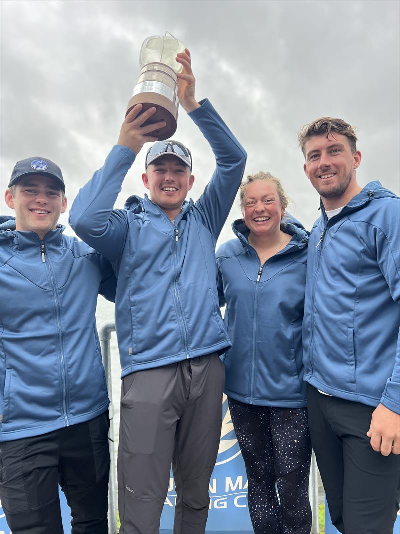 Team Absolute, winners of the RYA National Match Racing Championship Grand Finals photo copyright Richard Moxey taken at Queen Mary Sailing Club and featuring the Match Racing class